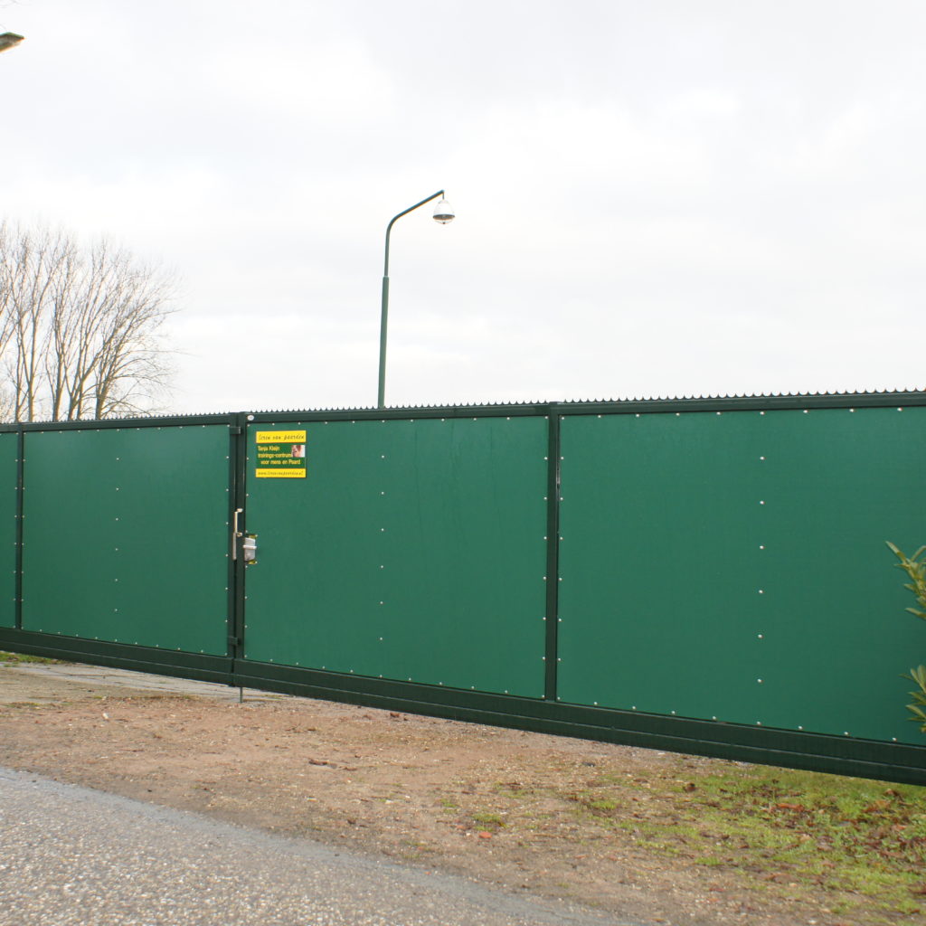 Schuifpoort — voorbeeld Dichte poort 5